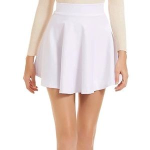 White Skater Skirt